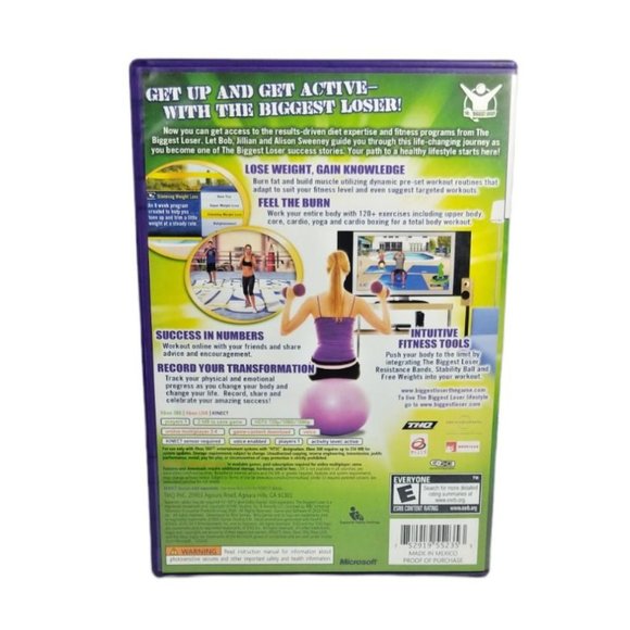 THQ Biggest Loser Ultimate Workout Microsoft Xbox 360, 2010 Complete - Picture 3 of 3